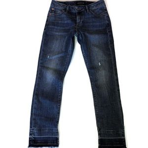 Lucky Brand Lolita Crop Released Frayed Hem Size 2